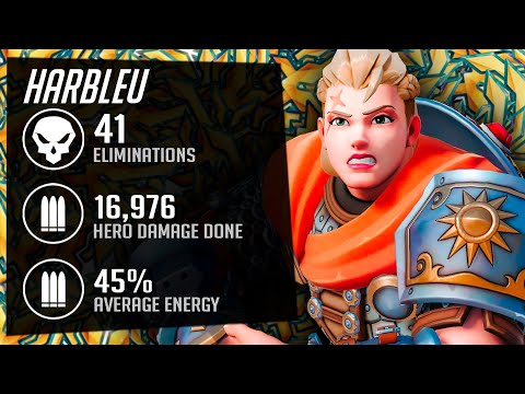 HARBLEU is DOMINATING AS ZARYA! TOP 500 OVERWATCH 2 SEASON 3