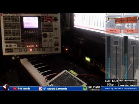 R&B beat 66bpm MC909