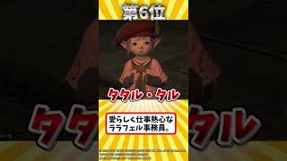 FF14人気キャラクターランキング！