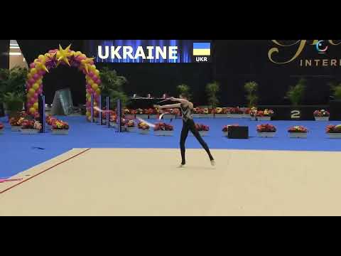 Kateryna Tsema Ribbon 26,500 SILVER - International Tournament "Andalucía Cup 2023"