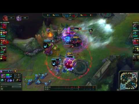 Nasus 1sec cd Q (7.15 patch-Quadra Kill)