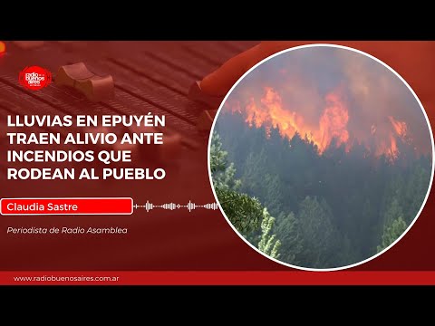 Situación crítica en Chubut: la lluvia aplaca focos pero sigue el riesgo