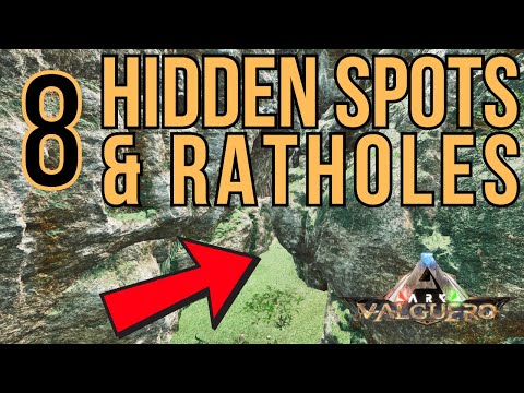 8 Best Hidden Base Locations & Ratholes on Valguero | Ark Survival Ascended