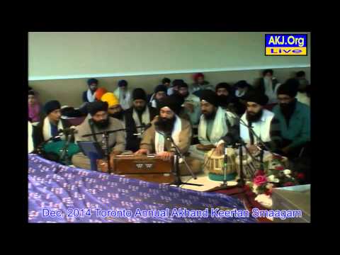 046 Toronto Dec. 2014 Smaagam - Thursday Morning Keertan -  Bh. Telvinder Singh Jee Toronto