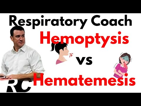 Respiratory Therapy - Hemoptysis vs Hematemesis