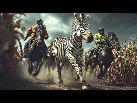 Familienfilm auf Deutsch | Ein kleines Zebra träumt davon, ein echtes Rennpferd zu werden