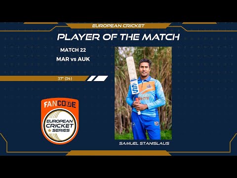 POTM: S.Stanislaus - MAR vs AUK | Highlights | FanCode ECS Malta Encore Day 6 | Malta 2021