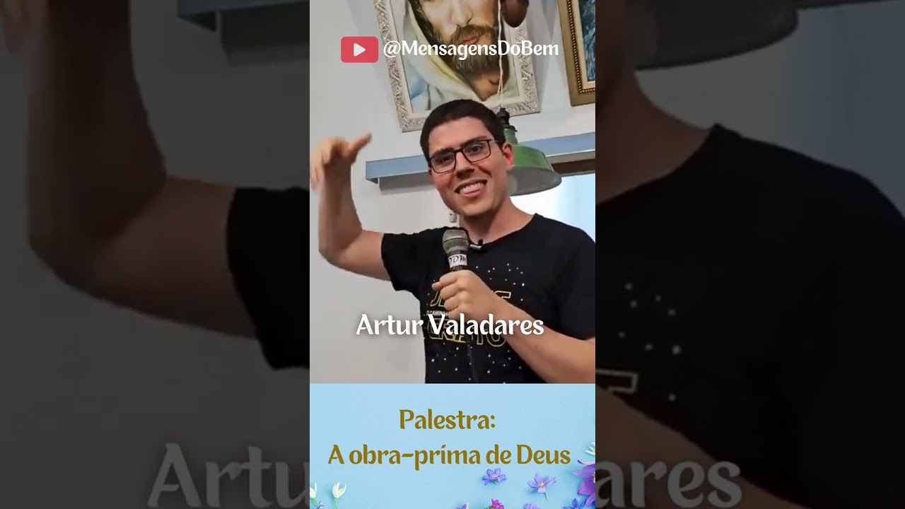 Artur Valadares 🙌 Chico Xavier, Santo Agostinho ❤ A OBRA-PRIMA DE DEUS #mensagensdobem