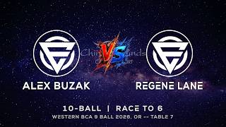 ALEX BUZAK vs REGENE LANE - WESTERN BCA 9 BALL 2026 - TABLE 7 | EvoSports