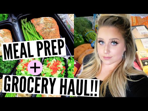 MEAL PREP FOR WEIGHT LOSS!! Easy & Affordable Ideas + Grocery Haul!!