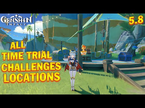 All Time Trial Challenge Locations | Natlan | Genshin Impact 5.8