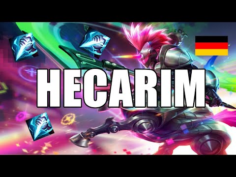 Hecarim Guide deutsch S11 Patch 11.4 Jungle Runen Itembuild Fähigkeiten Route Gold Ranked Gameplay