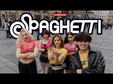 [KPOP IN PUBLIC] - LE SSERAFIM (르세라핌) 'SPAGHETTI' - [UNLXMITED] [ONE TAKE] [4K] [+CHALLENGE]