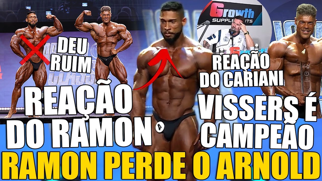 RAMON PERDE O ARNOLD E CARIANI FICA EM CHOQUE AO VIVO! REAÇÃO A PREMIAÇÃO DA CLASSIC - VISSERS TOP 1