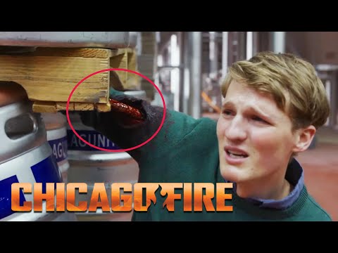 Man Trapped Under Barrels of Alcohol | Chicago Fire