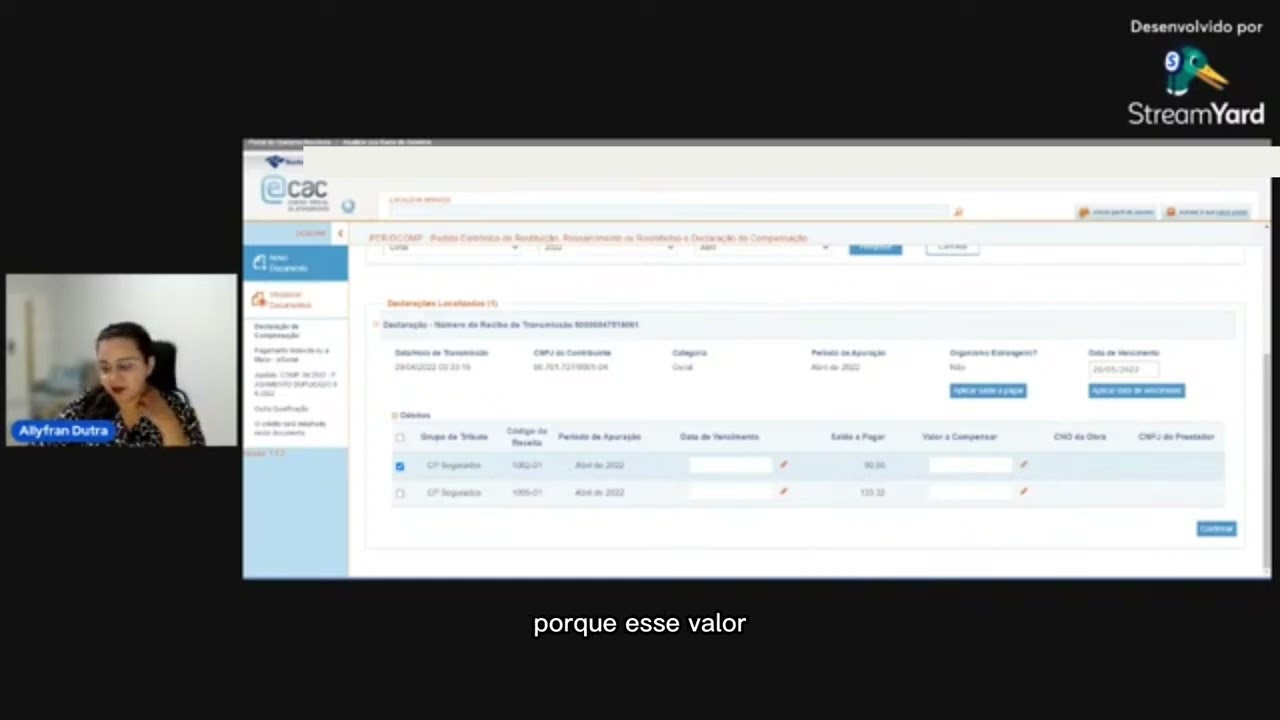 Como compensar um pagamento indevido ou a maior - eSocial/DCTFWEB - Per/DCOMP Web