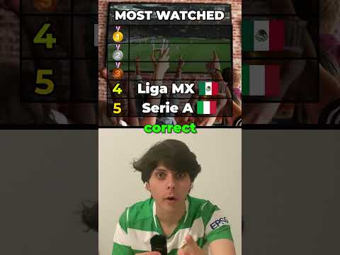 WHAT ARE THE TOP 5 *MOST* WATCHED LEAGUES?!