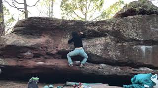 Video thumbnail of Velocidad de crucero, 6b+. Albarracín