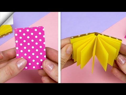 DIY notebook DIY MINI NOTEBOOKS from ONE SHEET OF PAPER