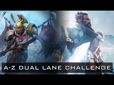 Dota 2 A-Z Dual Lane Challenge - Kunkka and Legion Commander