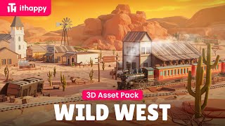 Wild West - Low Poly 3D Models Pack video preview