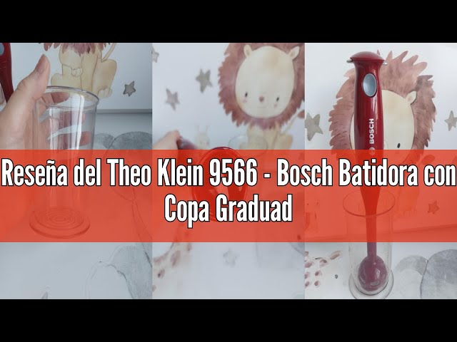 Vídeo relacionado con Theo Klein 9240 Batidora de Mano Bosch, Batidora de Juguete a Pilas con batidor extraíble, Incluye Interruptor simulado