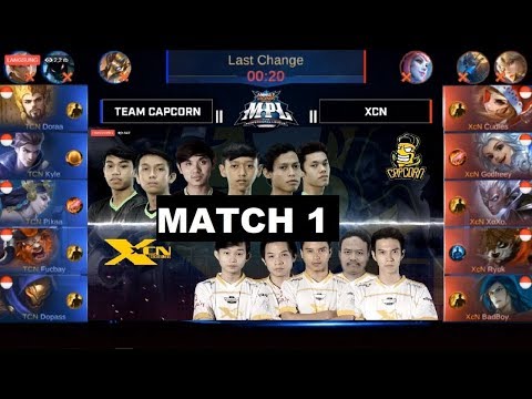 Team Capcorn G6 vs XcN  // Match 1 // MPL SEASON 3 FINAL QUALIFIER