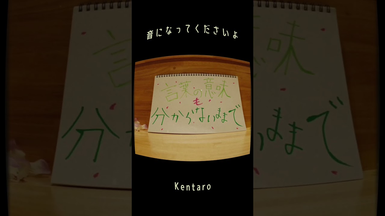 音になってくださいよどうか🙏自作MVも公開中です　#kentaro #オリジナル曲　#音になってくださいよ　#作曲