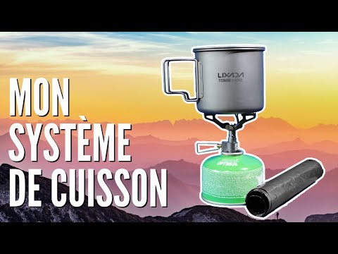 Mon système de cuisson en rando : réchaud à gaz BRS-3000T