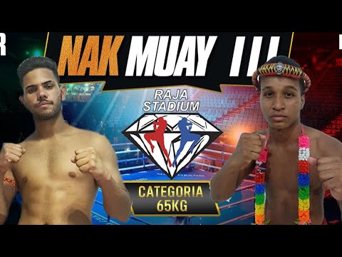 MARLON GUEDES (BLACK TIGER) vs LUCAS ABRAHÃO (TRIBO DE JUDÁ) 65KG FACTORY 3 - RAJA MUAY THAI STADIUM