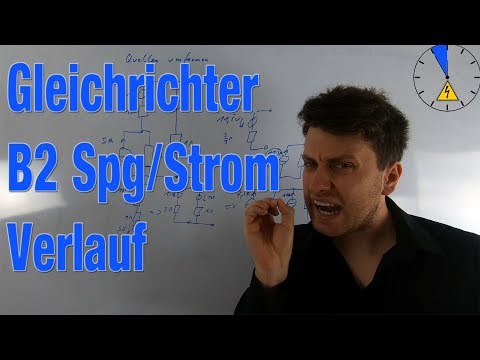 B2 Schaltung Gleichrichter Spannung Strom Verlauf Gleichrichterschaltung