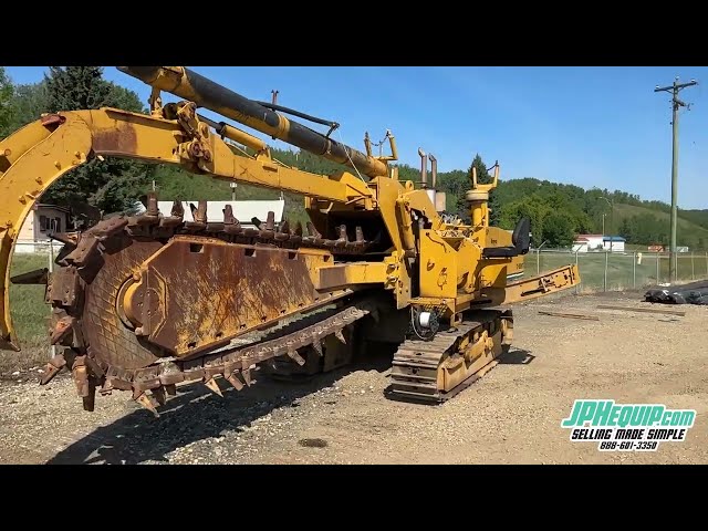 1993 Vermeer T800HT Trencher with 10' Custom Boom #9915 DP in Heavy Equipment in Edmonton