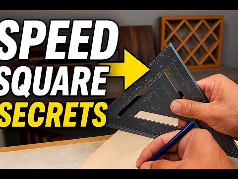 How to Use a Speed Square for Perfect Angles & Layouts | Beginner Guide
