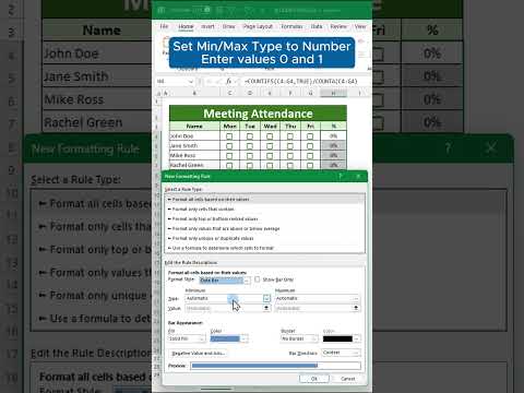 Excel Tips #55: Automate Attendance Tracking in Excel!