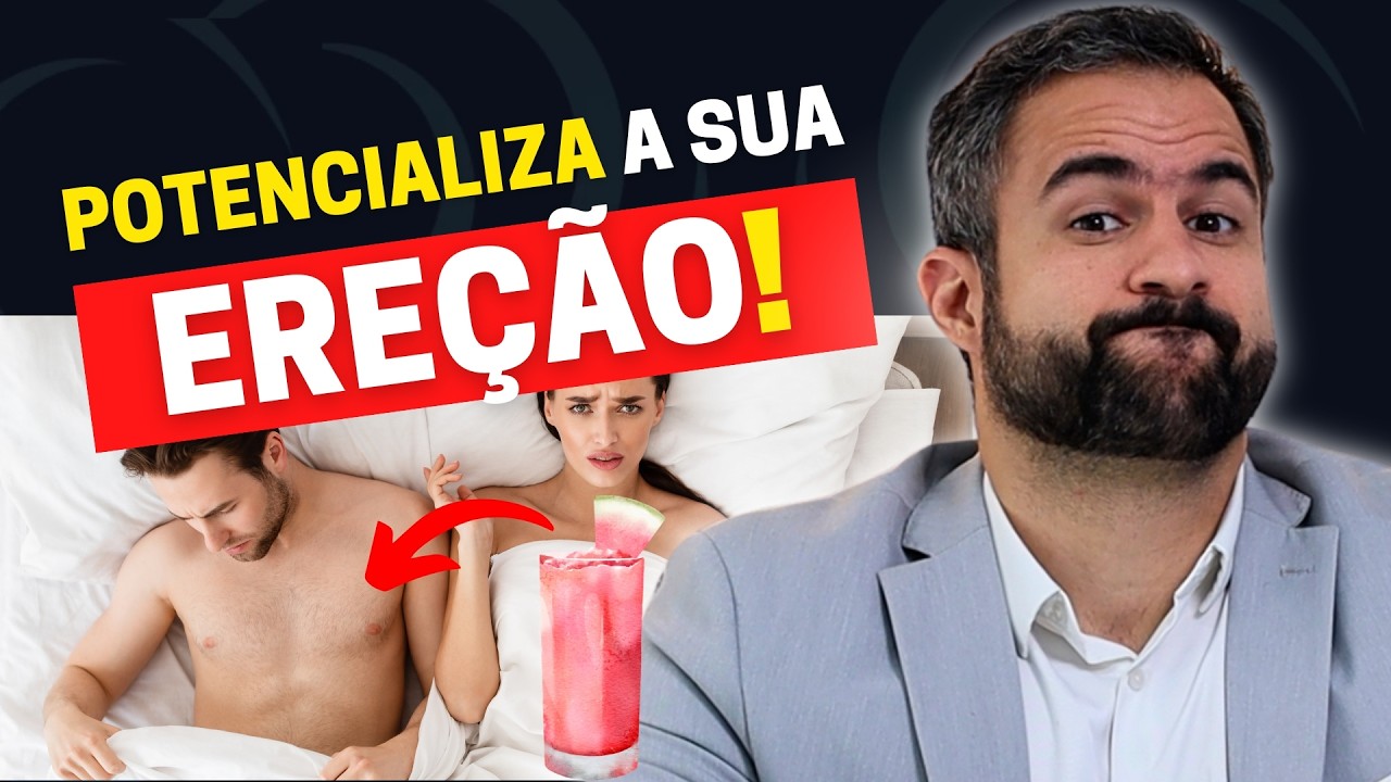 UMA ÚNICA DOSE DESTE SUCO TODOS OS DIAS VAI POTENCIALIZAR A SUA EREÇÃO | VEJA A RECEITA COMPLETA!