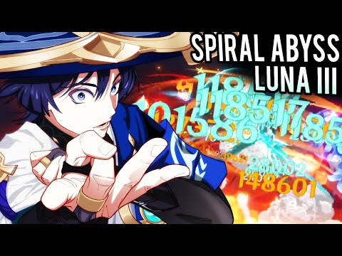 C6 R5 Wanderer Luna III Spiral Abyss Speedrun [Genshin Impact 6.2]