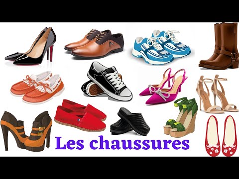 Les chaussures en français. 👢👡 👟 👠. Apprendre les noms des chaussures en français facilement.
