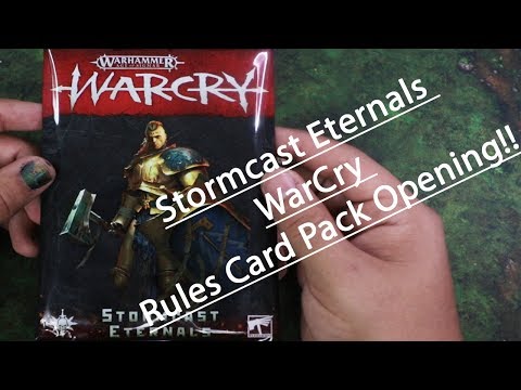 | Stormcast Eternals | WarCry Rules Card Pack Opening