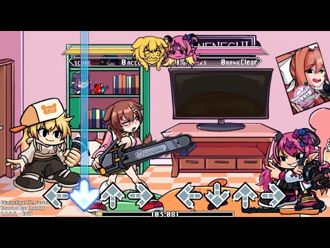 FNF - HoloFunk 6.0 - D.O.O.G (by GGalactigal ft. Saster) - [FC/4k]