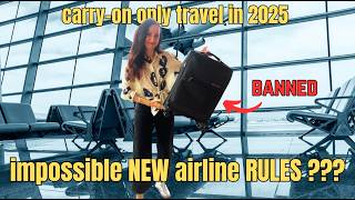 NEW carry-on requirements in 2025 (watch to avoid massive fees)