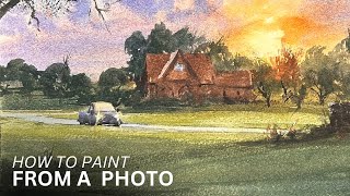 How to Paint a Watercolor From a Photograph