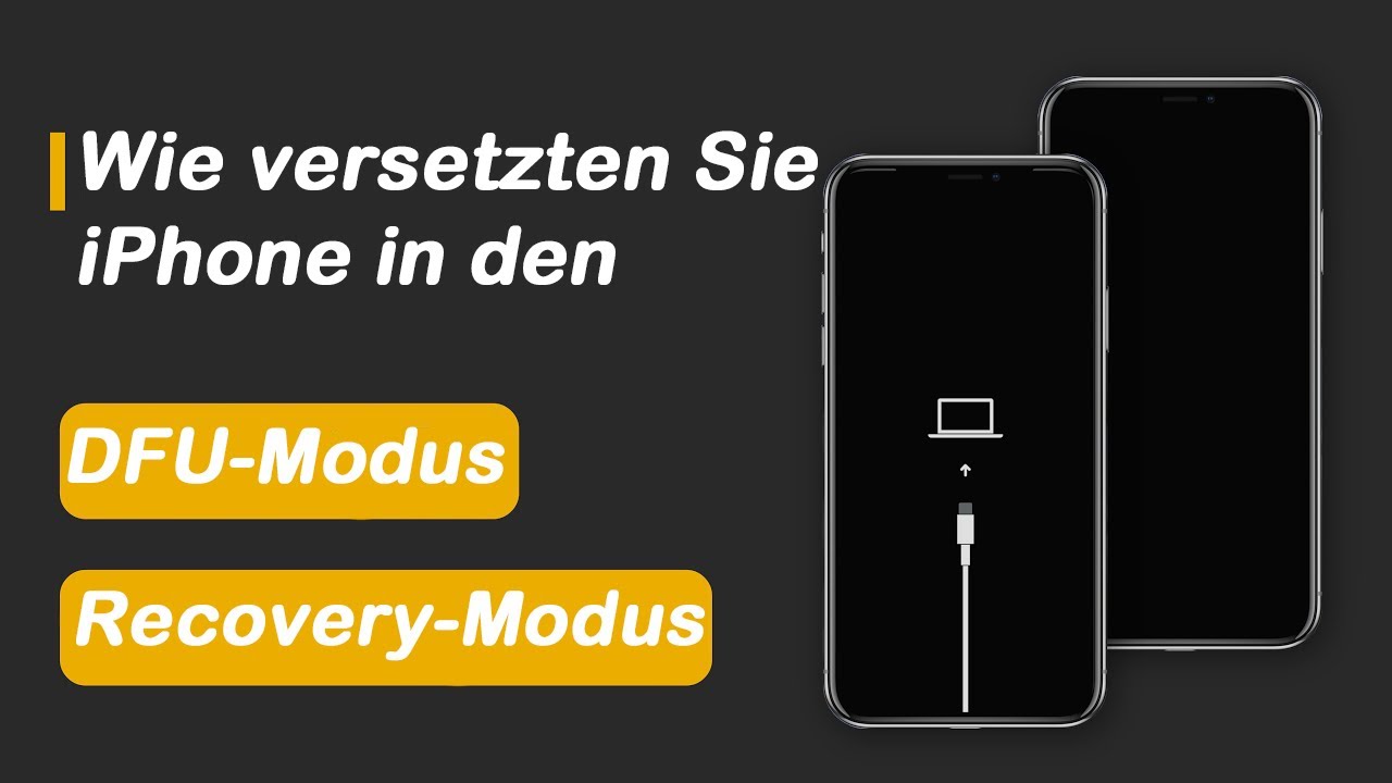 iPhone in den Recovery/DFU-Modus versetzen