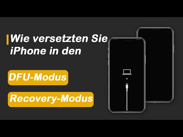 iPhone erkennt ladekabel nicht mehr iPhone im DFU-Modus versetzen 