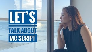 MC Script - How to Make One? #masterofceremony #tutorials