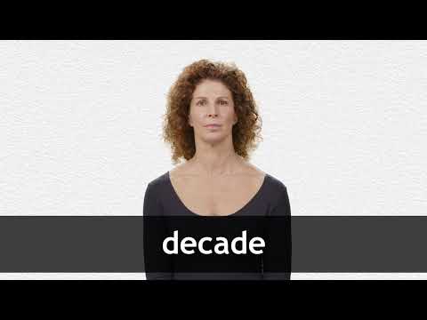 How to pronounce DECADE in American English