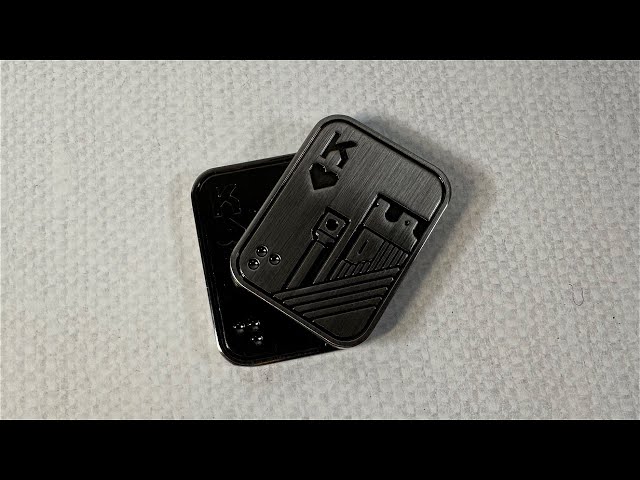 Vídeo relacionado con Folanda Fidget Slider Toy, Metal Poker Fidget Slider EDC Adult Fidget Toys, ADHD Autismo Sensorial Toys, Ansiedad Stress Relief Toys, Office Desk Toys, Gifts For Boyfriend and Father