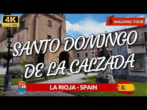 SANTO DOMINGO DE LA CALZADA 🇪🇸 4K WALKING TOUR