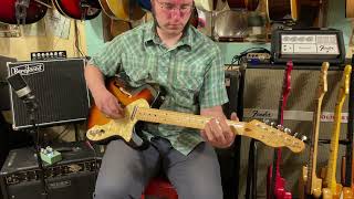 Video thumbnail for 2007 Fender (Mexico) Classic Series ‘69 Telecaster Thinline electric guitar by Jake Wildwood & Co