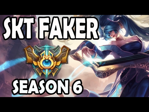 SKT T1 Faker Sona vs Braum Support Ranked Challenger Korea
