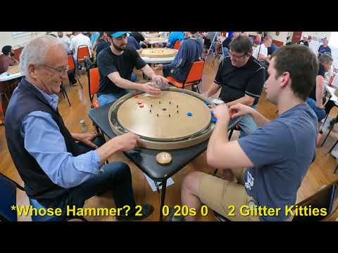 2024 US Open Crokinole Championship: Glitter Kitties vs Whose Hammer is It?
